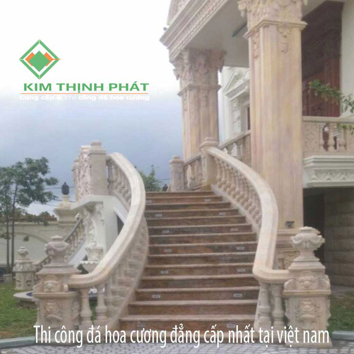 thi công bậc tam cấp đá hoa cương8