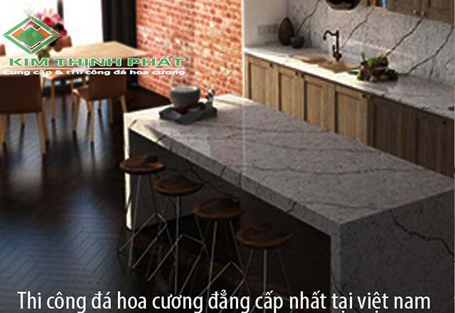 bếp đá hoa cương