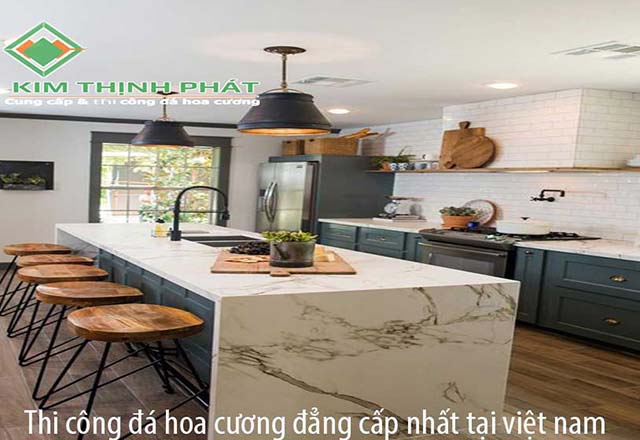 bếp đá hoa cương