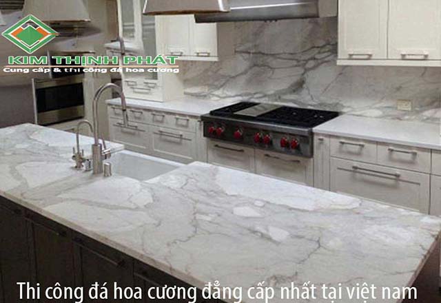 bếp đá hoa cương