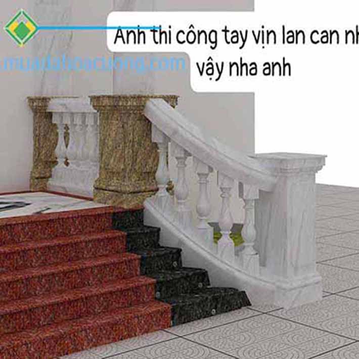 Đá Hoa Cương Cầu Thang Giá Rẻ ktp003