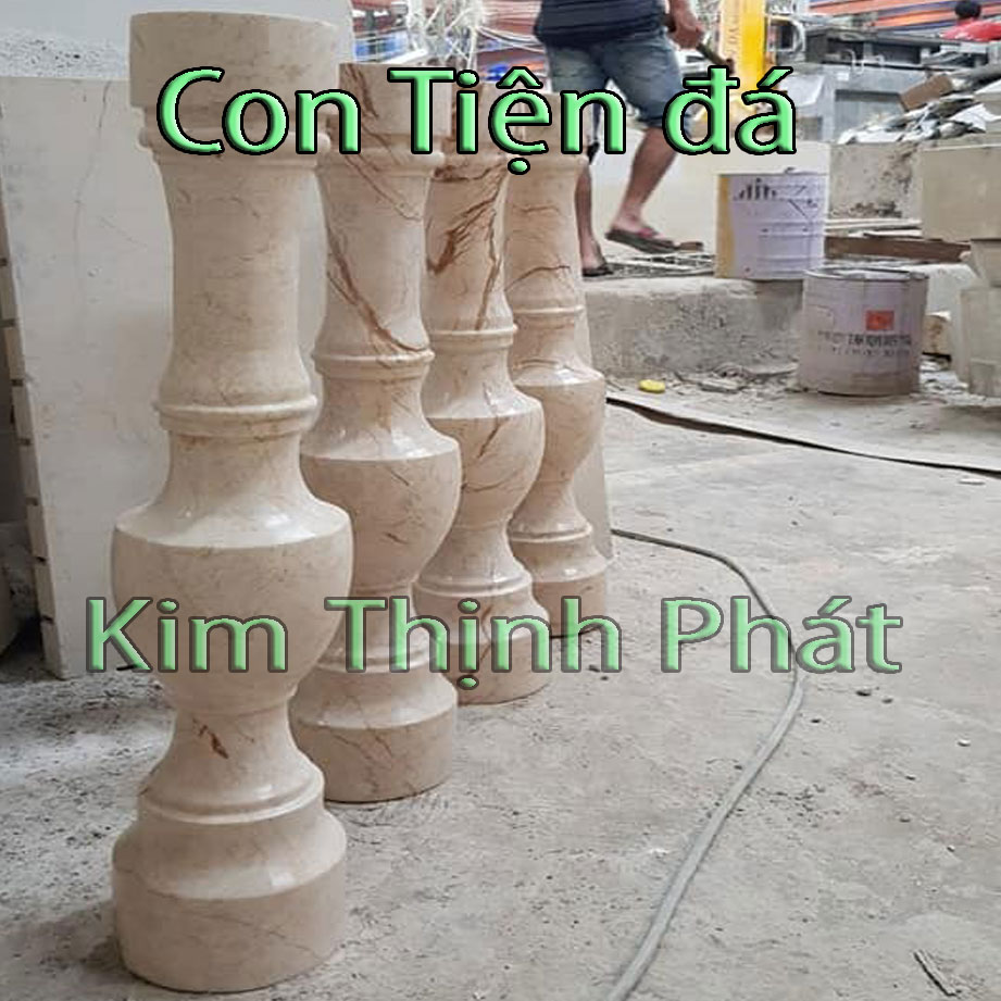 con tiện lan can đá hoa cương