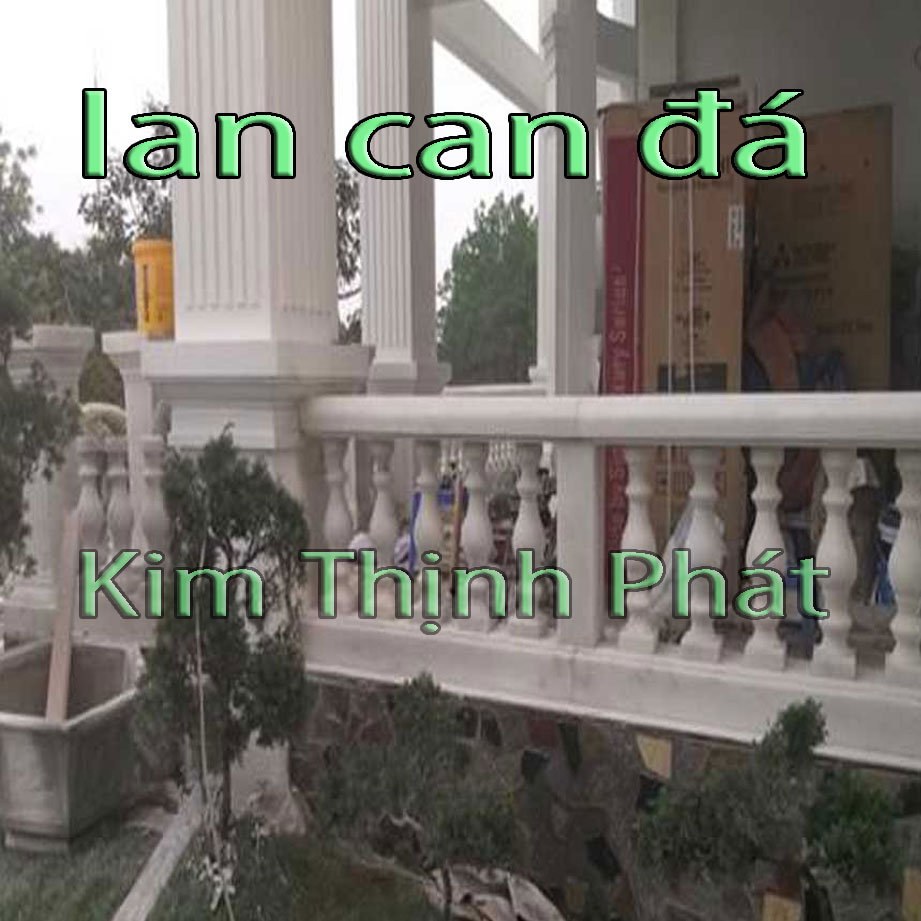 Con tiện đá lan can đá hoa cương