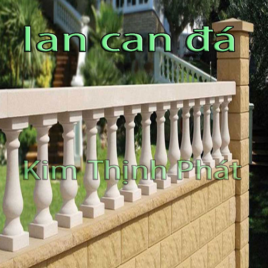 Con tiện đá lan can đá hoa cương