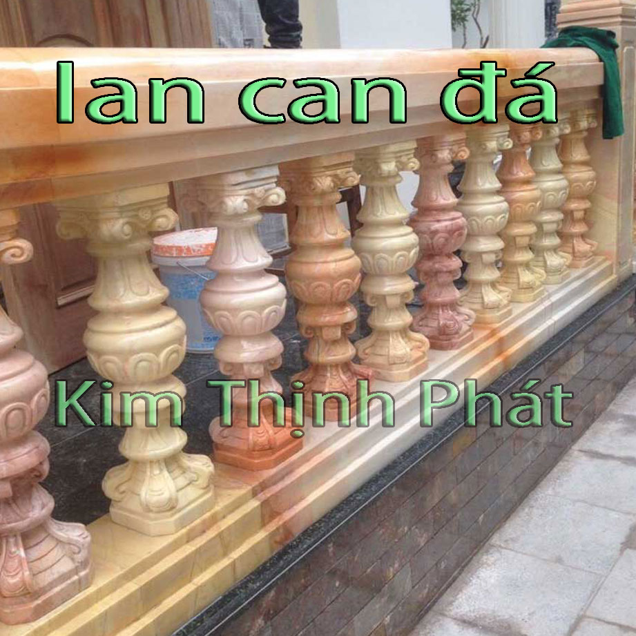 Con tiện đá lan can đá hoa cương