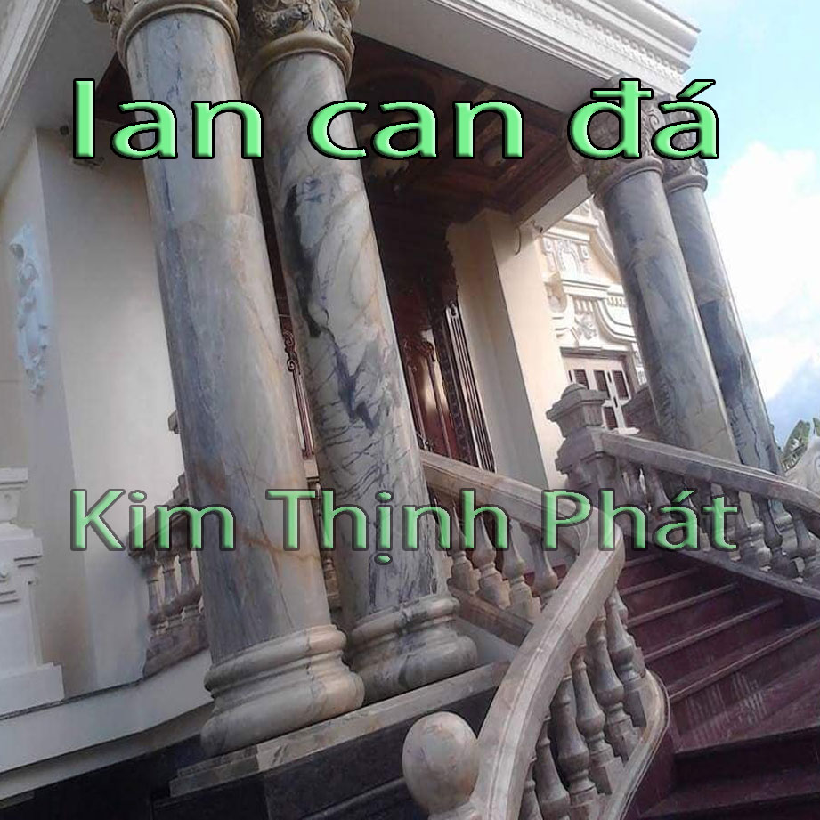 Con tiện đá lan can đá hoa cương