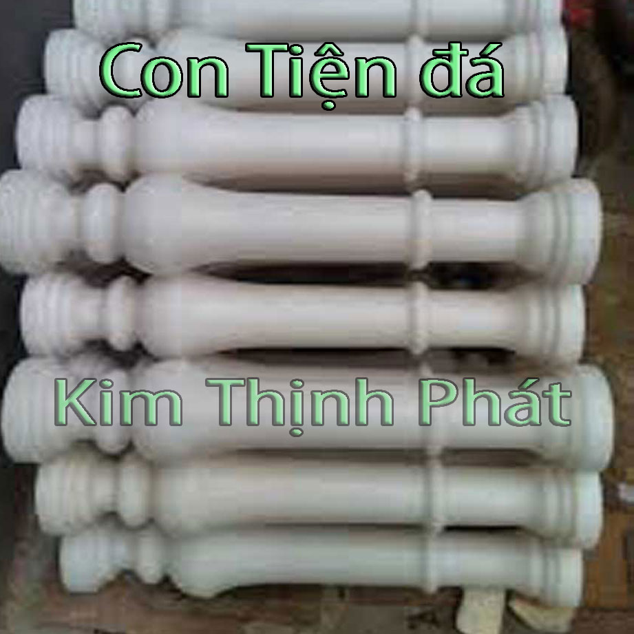 Con tiện đá lan can đá hoa cương