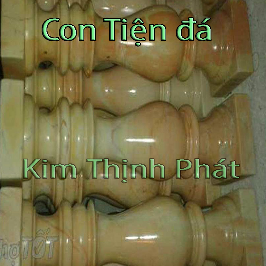 Con tiện đá lan can đá hoa cương