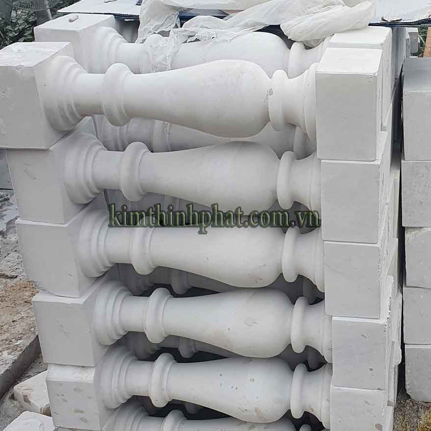 con tiện đá granite trắng 050