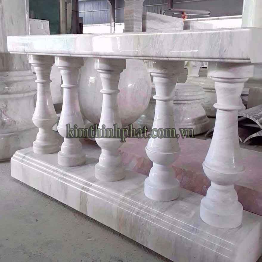 con tiện đá granite trắng 053