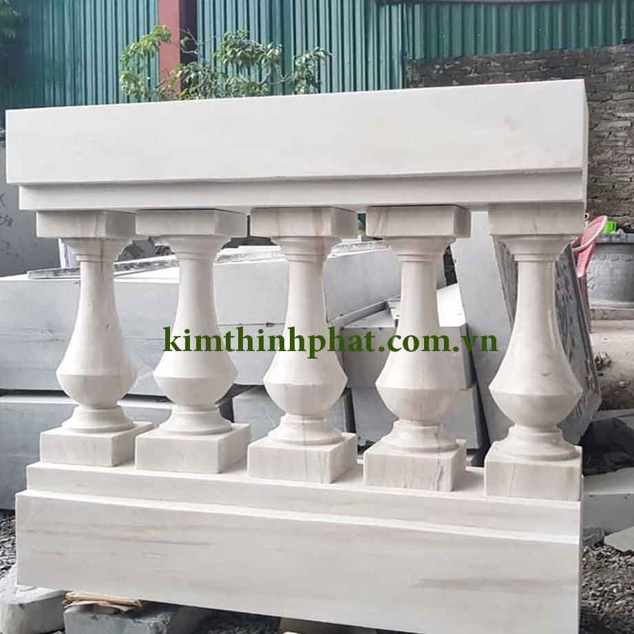 con tiện đá granite trắng 062