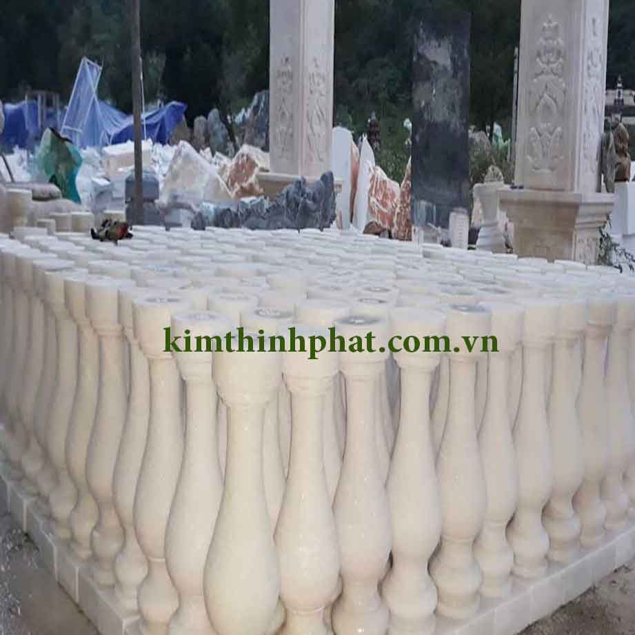 con tiện đá granite trắng 064