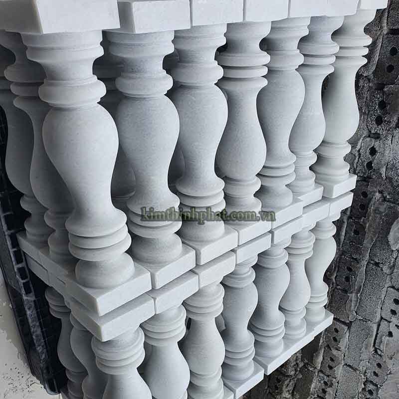 con tiện đá granite trắng 194