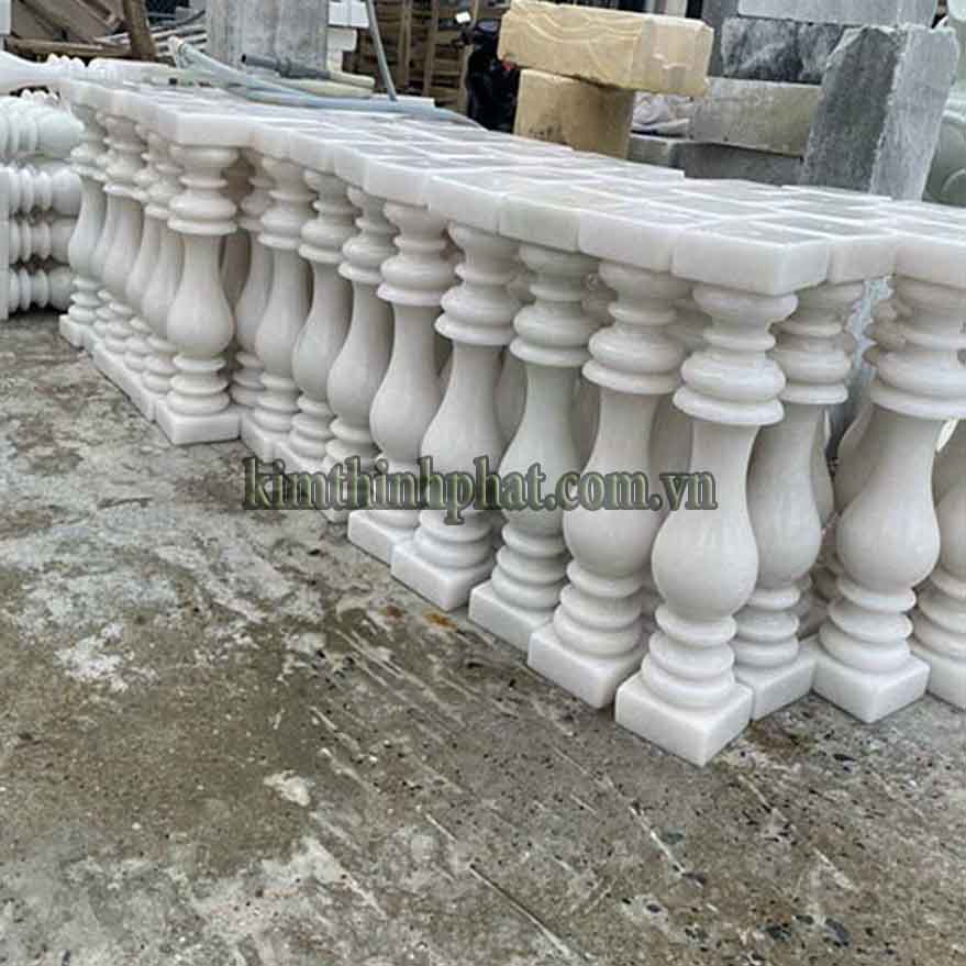 con tiện đá granite trắng 241