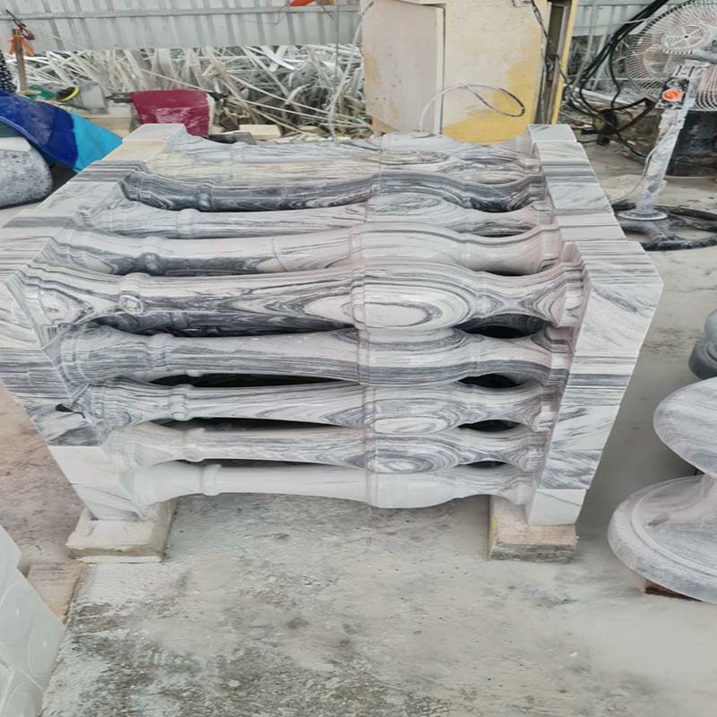 con tiện đá granite trắng 270