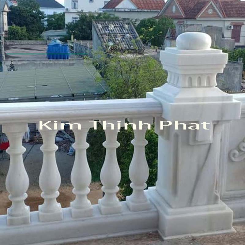 con tiện đá granite trắng 390