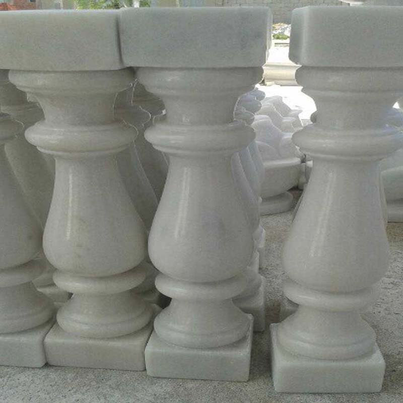 con tiện đá granite trắng 421