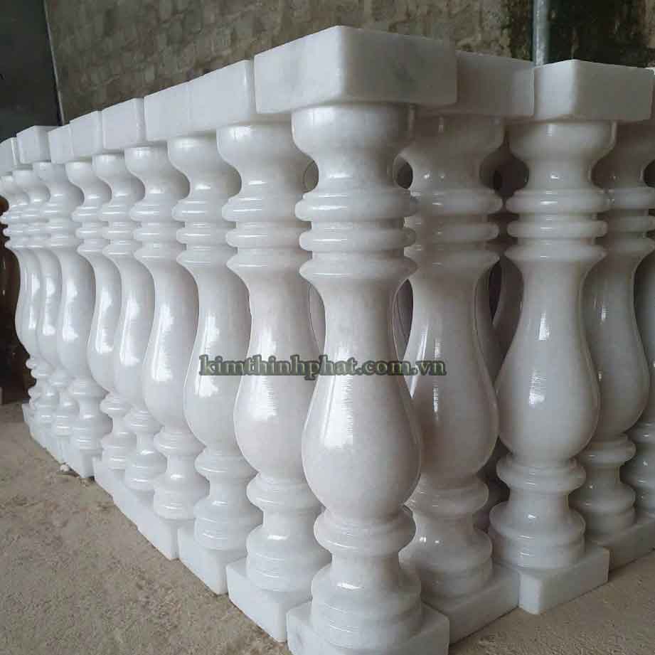 con tiện đá granite trắng 471