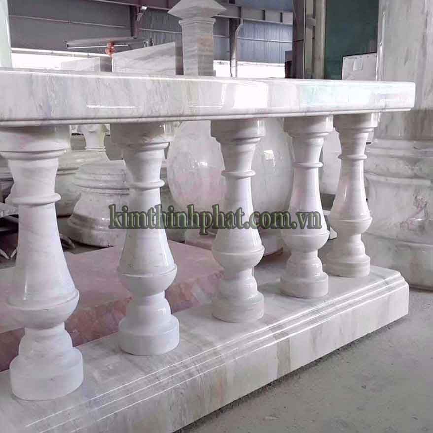 con tiện đá granite trắng 481