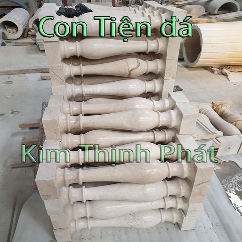 con tiện đá hoa cương lan can