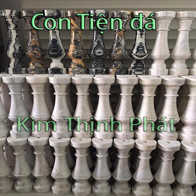 con tiện đá hoa cương lan can