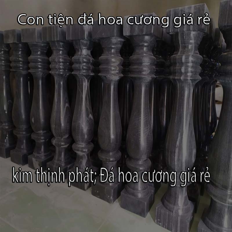 con tiện đá hoa cương lan can