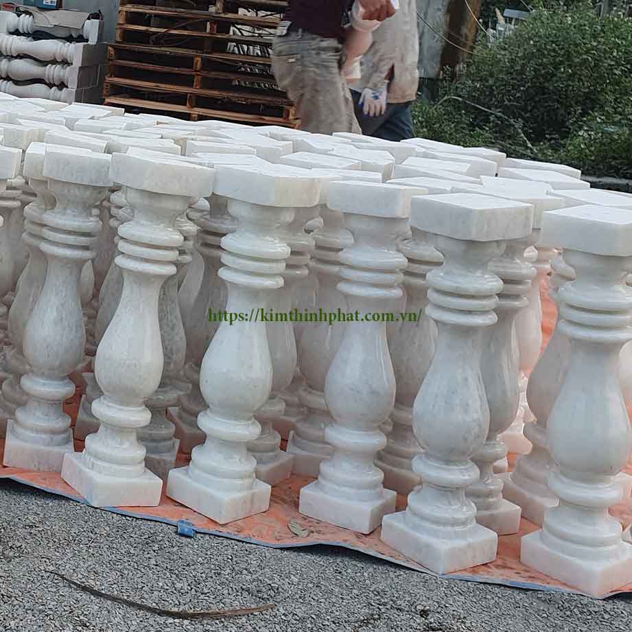 Con tiện đá hoa cương lan can marble tự nhiên