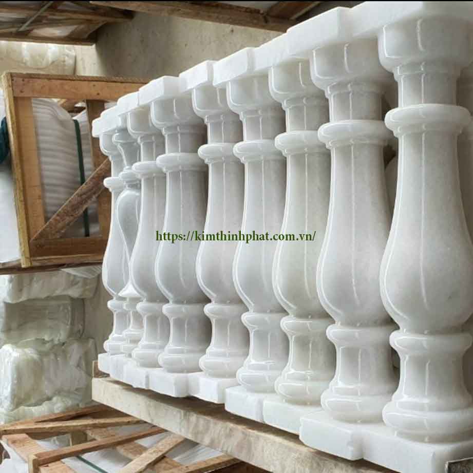 Con tiện đá hoa cương lan can marble tự nhiên