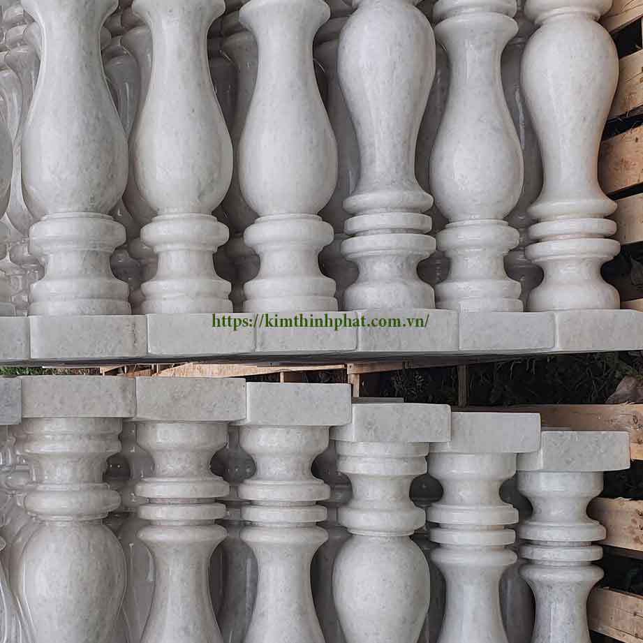 Con tiện đá hoa cương lan can marble tự nhiên