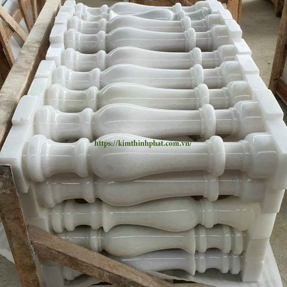 Con tiện đá hoa cương lan can marble tự nhiên