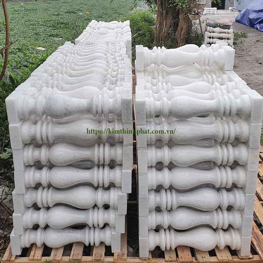 Con tiện đá hoa cương lan can marble tự nhiên