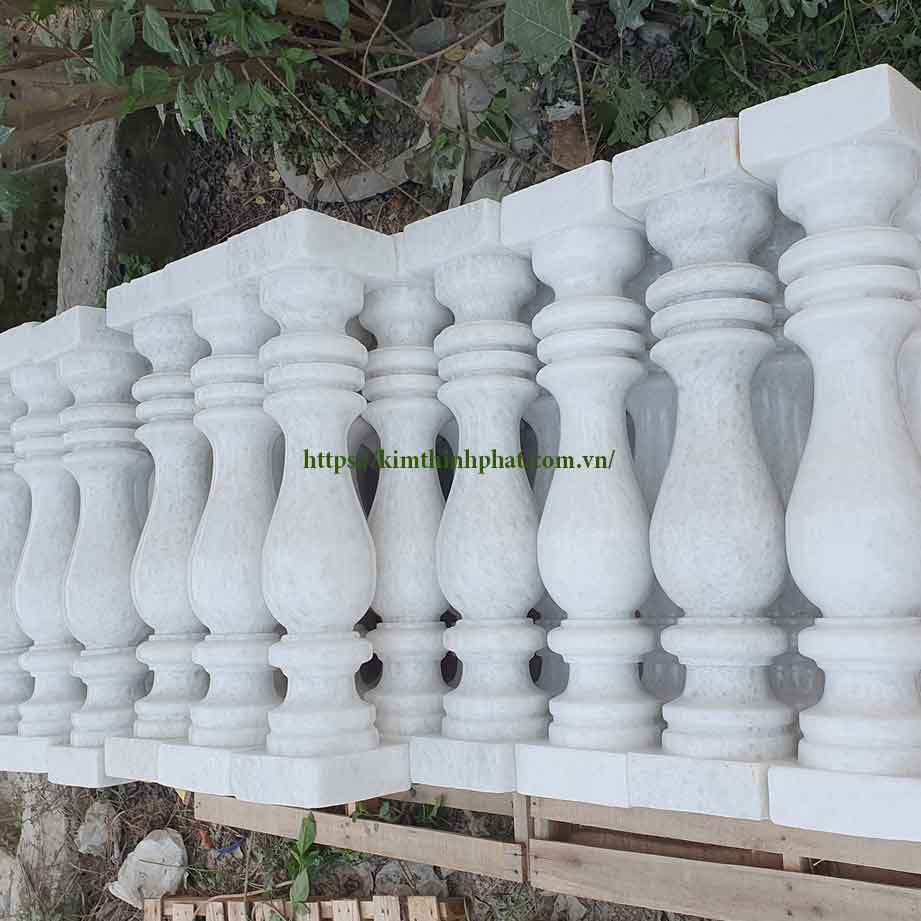 Con tiện đá hoa cương lan can marble tự nhiên