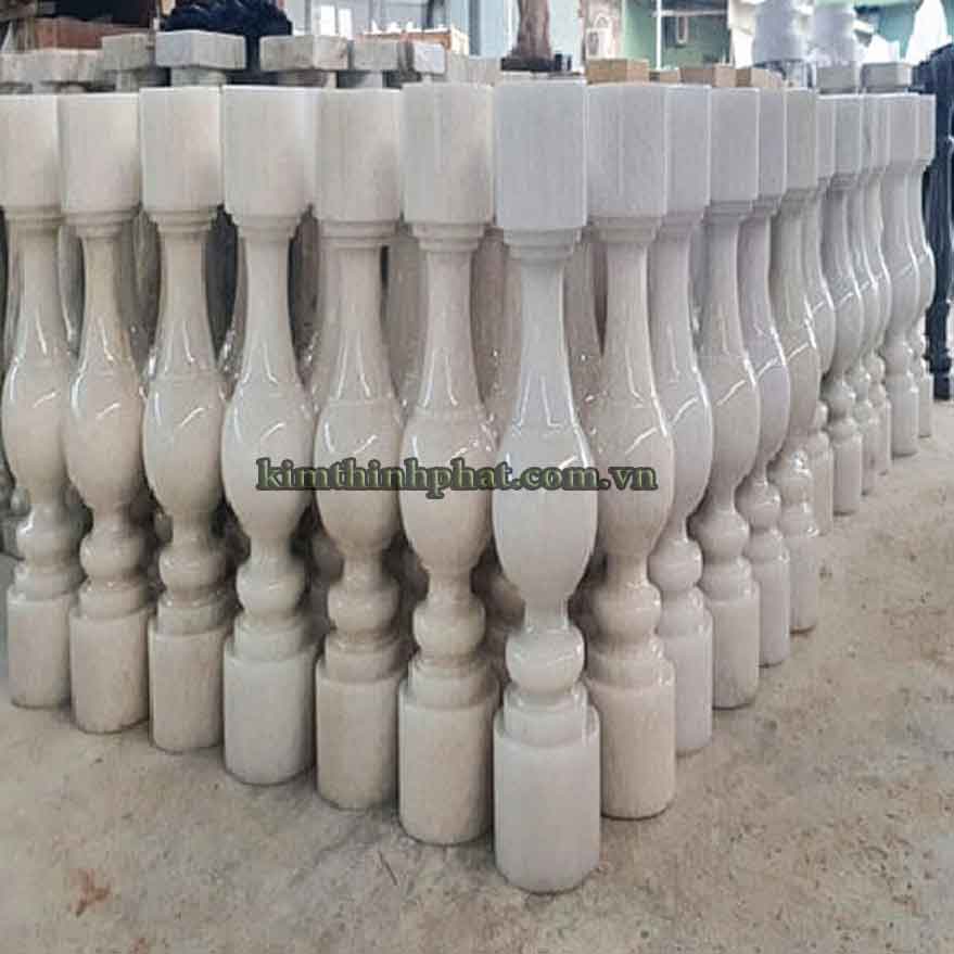 Con tiện đá hoa cương lan can marble tự nhiên