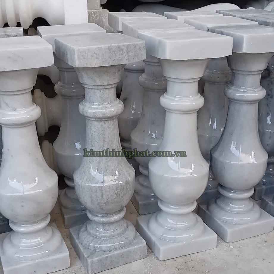 Con tiện đá hoa cương lan can màu tím