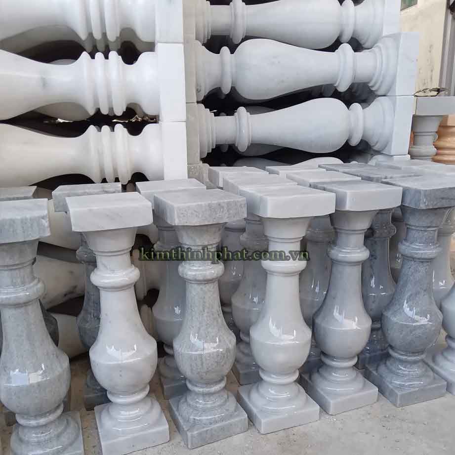Con tiện đá hoa cương lan can màu tím