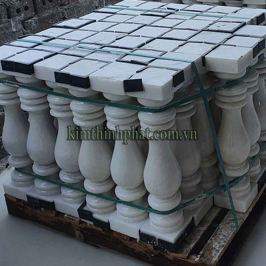 Con tiện đá hoa cương lan can màu tím