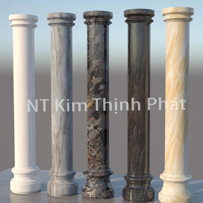 cột tròn đá granite đẹp