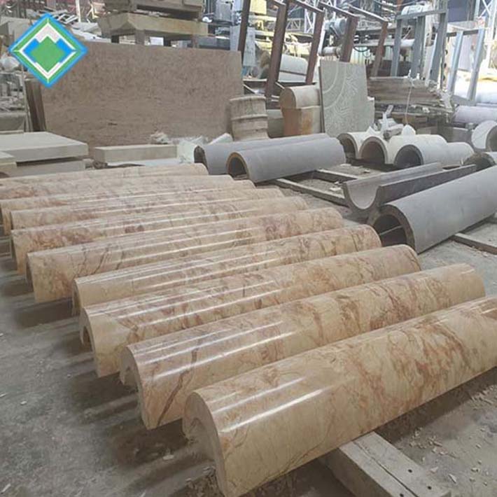 Cột đá hoa cương marble 09