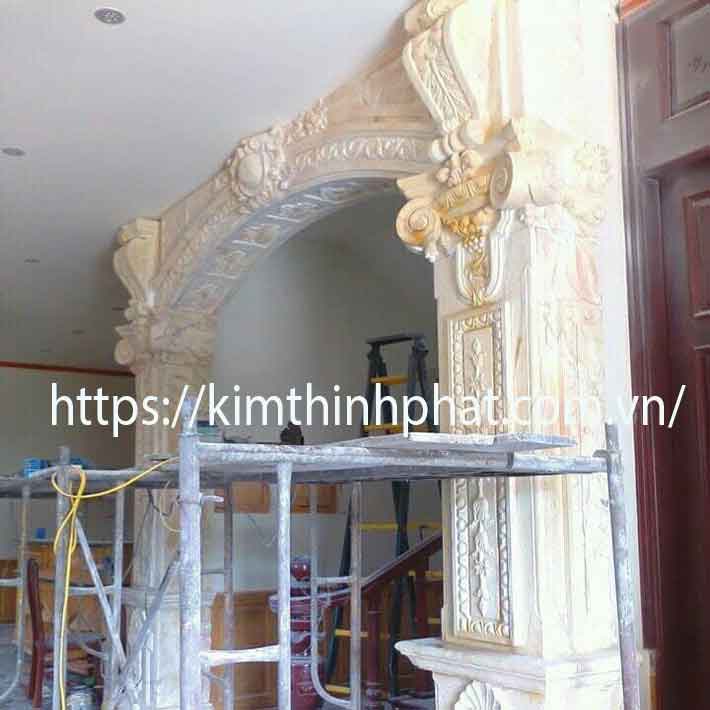 Cột đá hoa cương marble 12