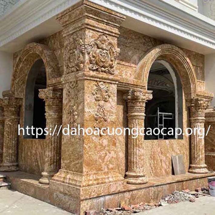 Cột đá hoa cương marble 20