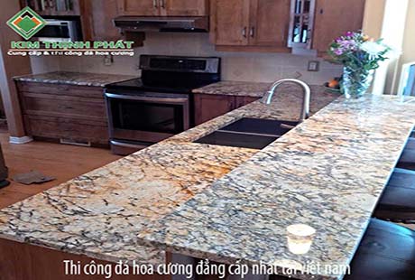 đá hoa cương bếp granite