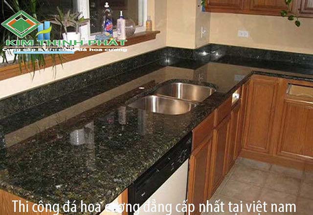 đá hoa cương bếp granite