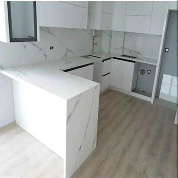 Đá hoa cương granite giá rẻ bếp màu trắng