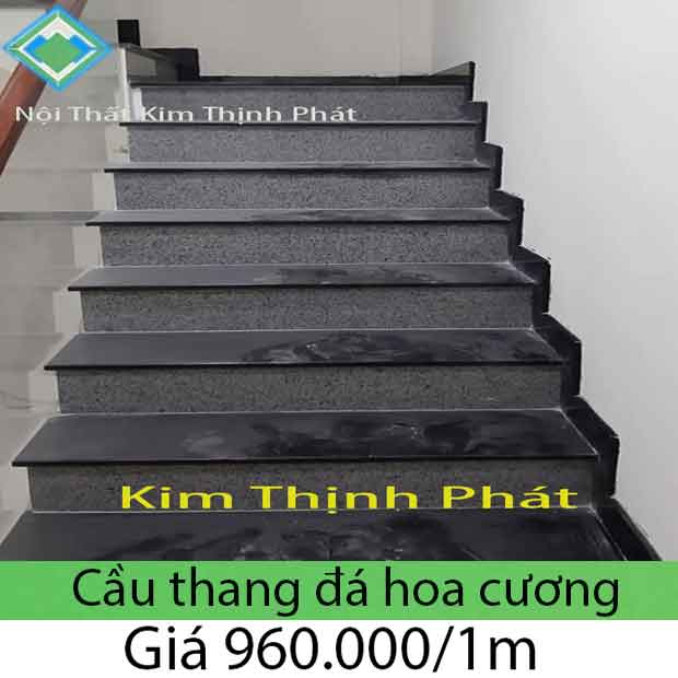 đá hoa cương lát cầu thang nhà phố rẻ đep