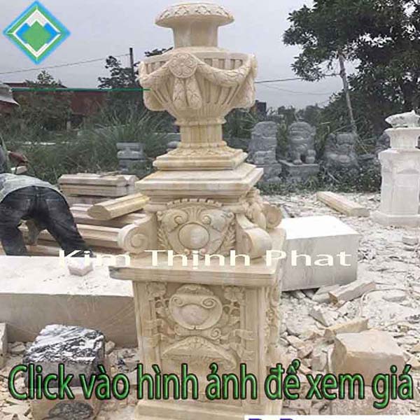 Đá hoa cương cột vuông