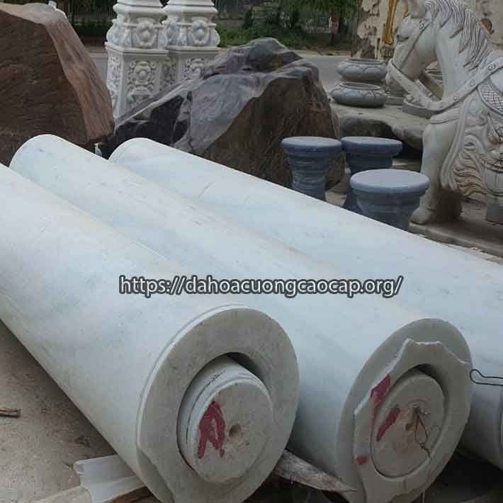 Đá marble thiên nhiên cột tròn