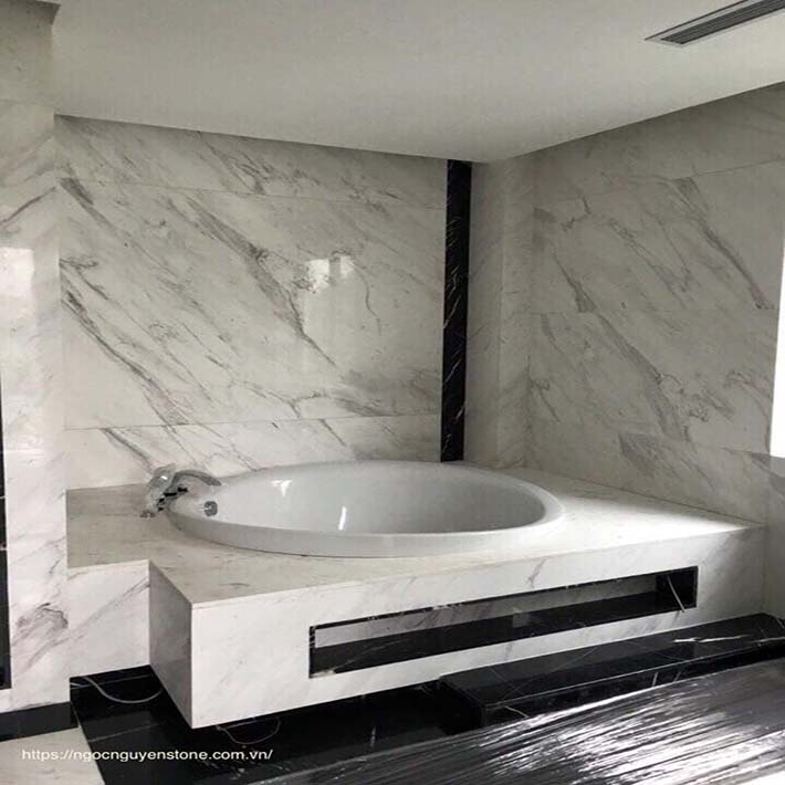 đá marble vân trắng