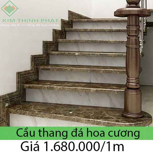 Giá đá hoa cương granite tự nhiên cầu thang 2023