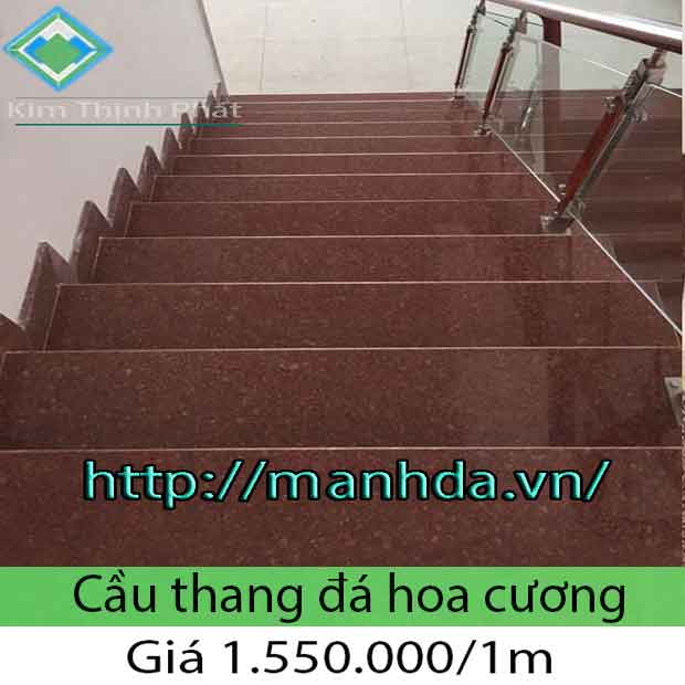 Giá đá hoa cương granite tự nhiên lát cầu thang 2023