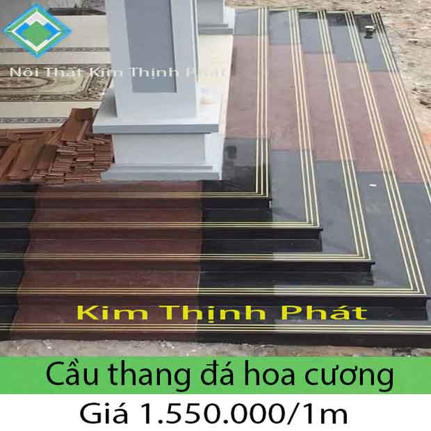 Giá đá hoa cương granite tự nhiên lát cầu thang 2023